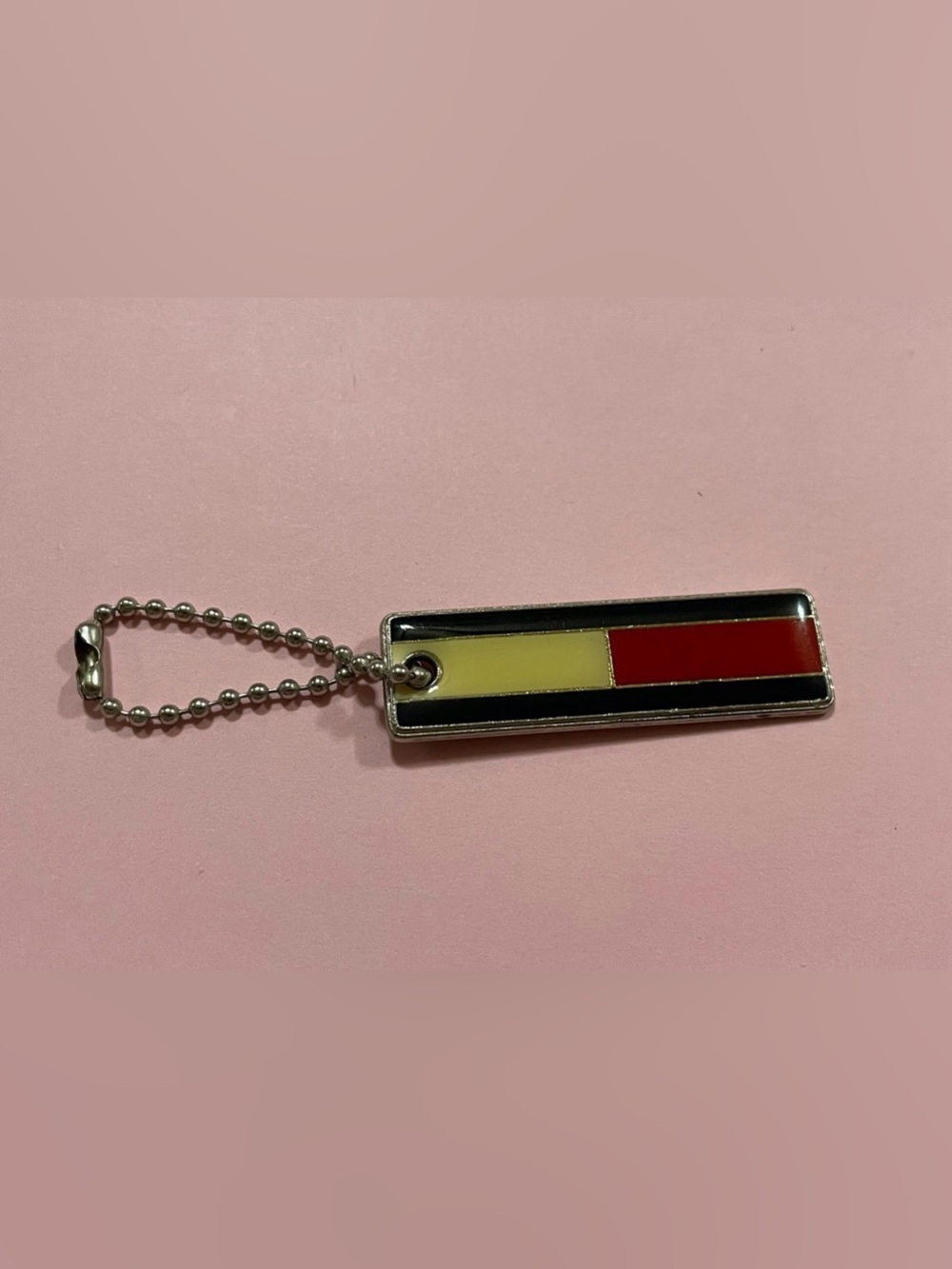 Red, White & Blue Enamel Keychain #6731